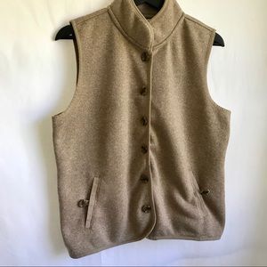 Croft & Barrow Vest M Light Brown